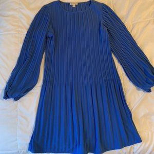 Blue Knee Length Dress